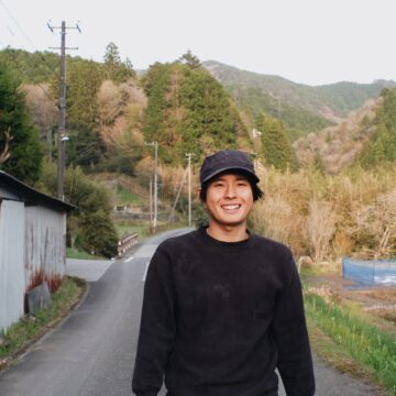 中土佐町の移住者、江内田さん