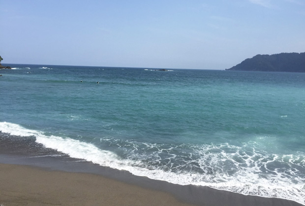 中土佐町の大野浜サーフィンポイント