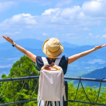 関係人口として遊びに来た女性