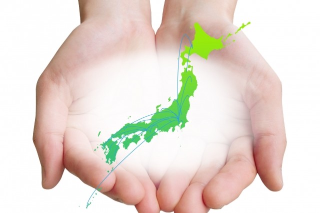 東京から地方へとひろがるイメージ